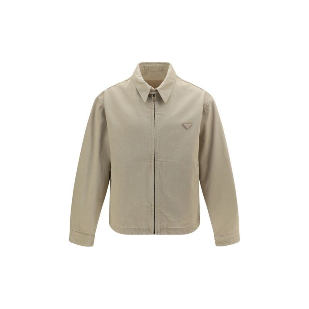 Prada Men Denim Blouson Jacket